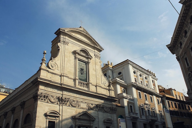 Church Santa Maria in Via in Rome Italy