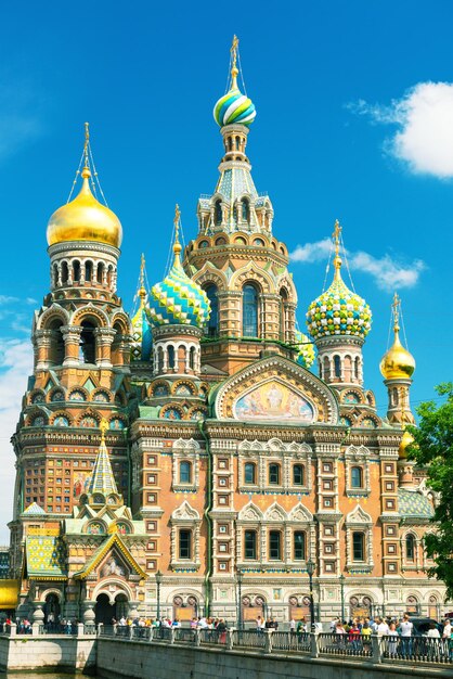 Church of the savior on spilled blood in saint petersburg russia