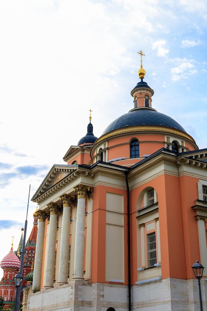 Church of St Barbara on Varvarka street in centre of Moscow Russia