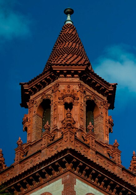 Foto un campanile della chiesa di sant'agostino, florida