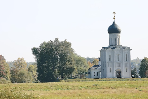 church summer landscape orthodox / summer landscape, faith religion architecture of Russia