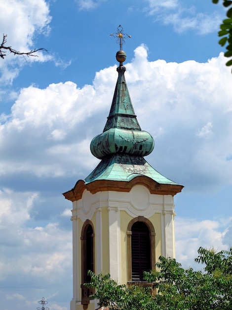 The church in Szentendre town in Hungary country