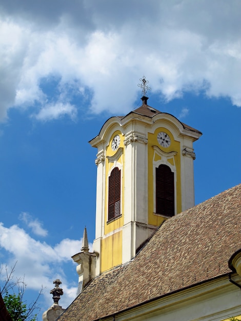 Photo the church in szentendre town in hungary country