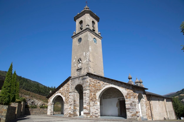 Church in Taramundi Asturias Spain
