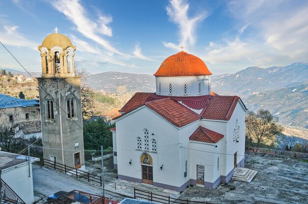 Peloponnese의 Trikala korinthias 교회