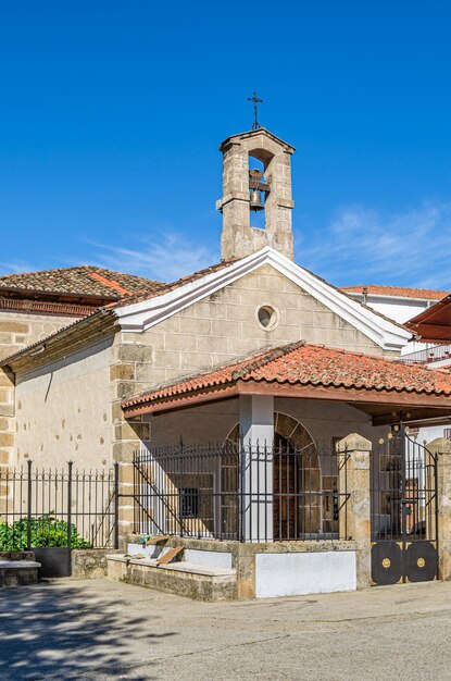 Church in the village of Navaconcejo Spain