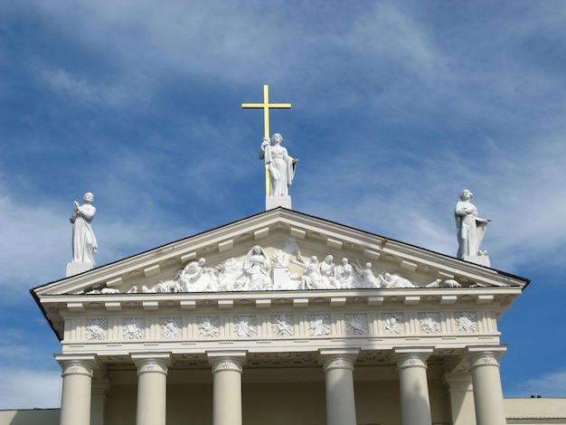 The church in Vilnius city Lithuania