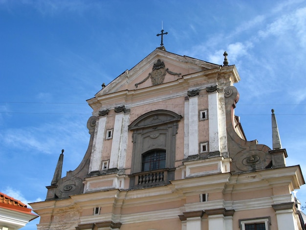 La chiesa nella città di vilnius lituania