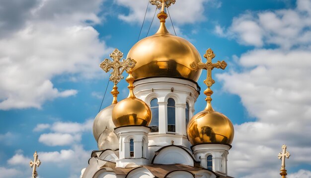 a church with a cross on the top of it