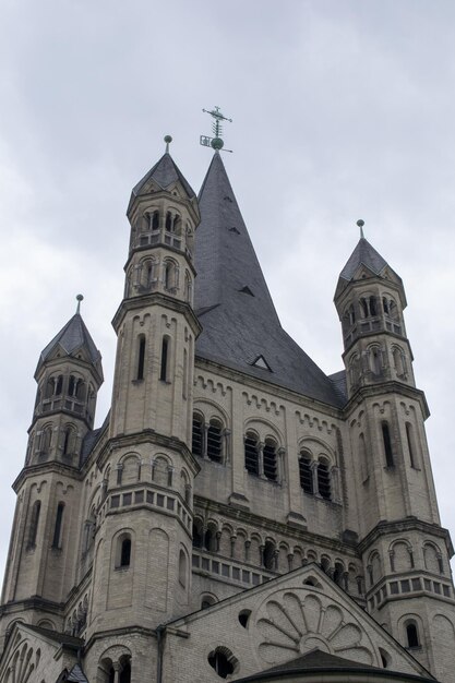 A church with a cross on the top