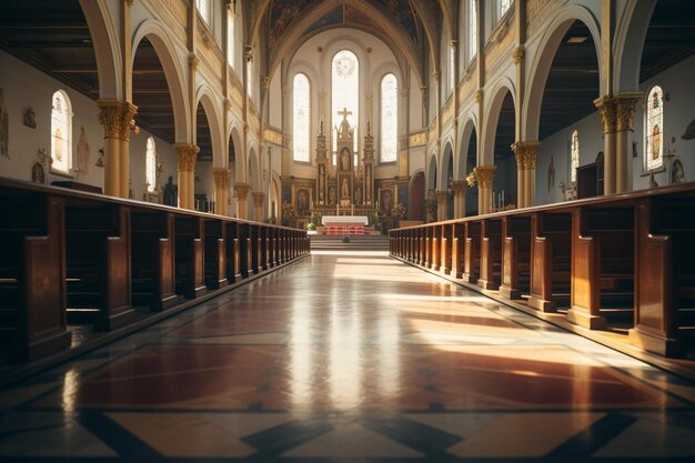 a church with a sign that says " crucifix " on the top.