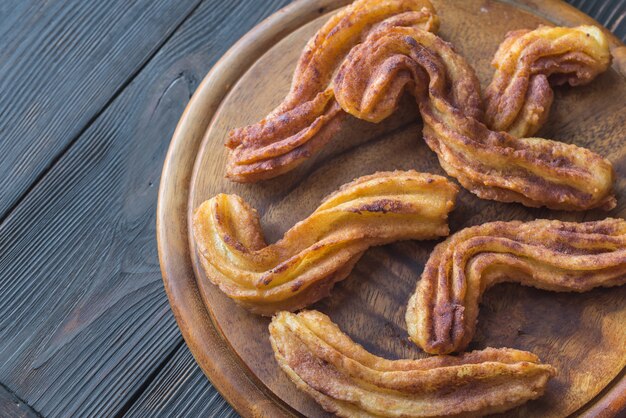 Churros con salsa di cioccolato