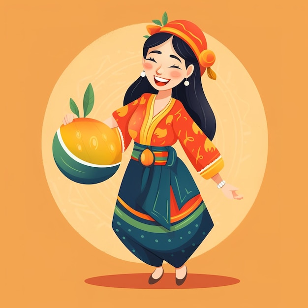 Chuseok Festival illustration