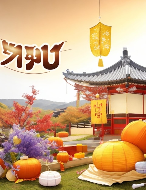 Chuseok vector