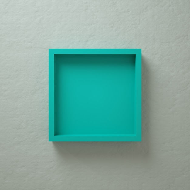 Cian 3D Square Box Wall Display