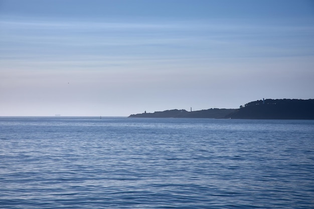 Photo the cies islands seen from a boat