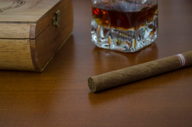 Cigar boxes and whiskey