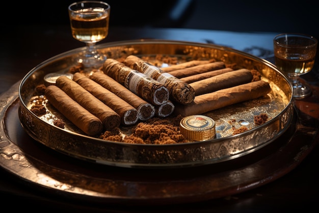 Photo cigar ciggy smoke stogie tobacco siga cigarette unhealthy toxic alcohol risk nicotine chemicals and additives major public health issue relaxation