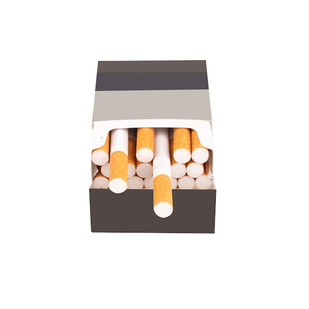 Cigarette pack cancer danger filter