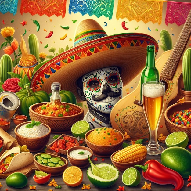 Cinco de Mayo achtergrondbeeld