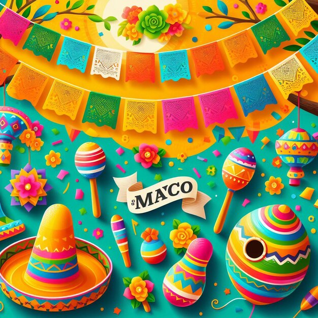 Cinco de Mayo achtergrondbeeld