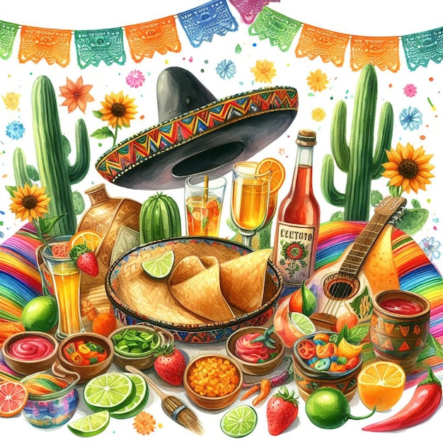 Cinco de Mayo achtergrondbeeld