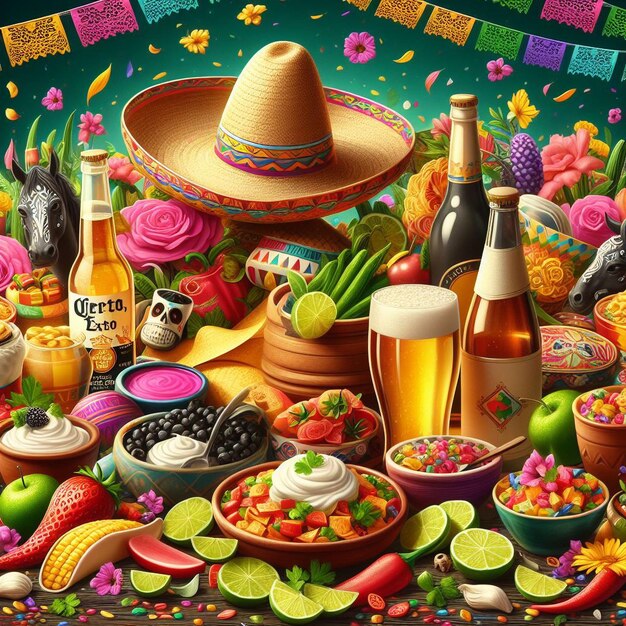 Фонное изображение Cinco de Mayo