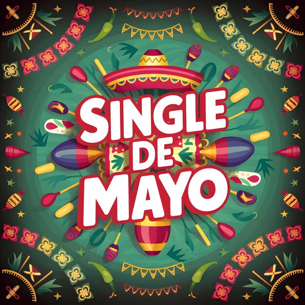 cinco de mayo celebration background design