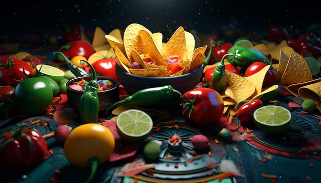 Cinco De Mayo Element Background