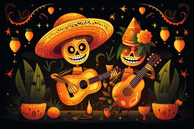 Cinco De Mayo Festivity Illustrations Drawing Image