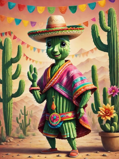 Иллюстрационное изображение Cinco de mayo