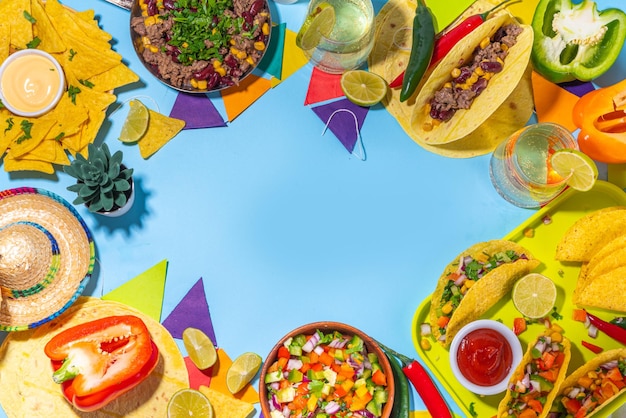 Foto cibo per feste cinco de mayo