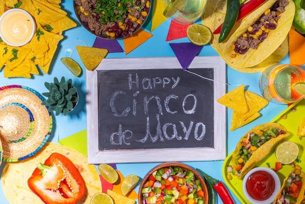 Cibo per feste cinco de mayo