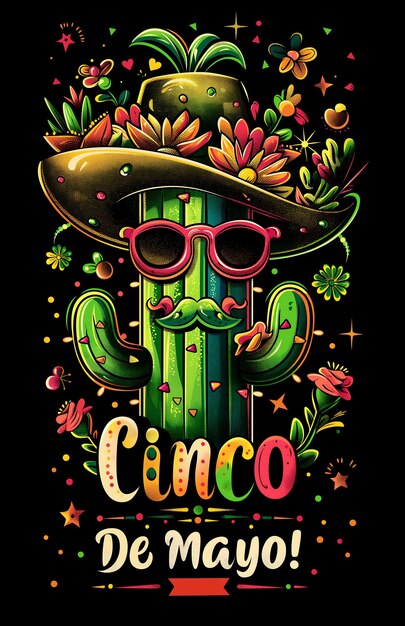 Photo cinco de mayo poster design and social media post design