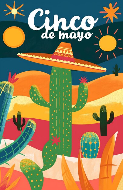 Cinco de mayo poster design