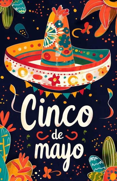 Cinco de mayo posterontwerp