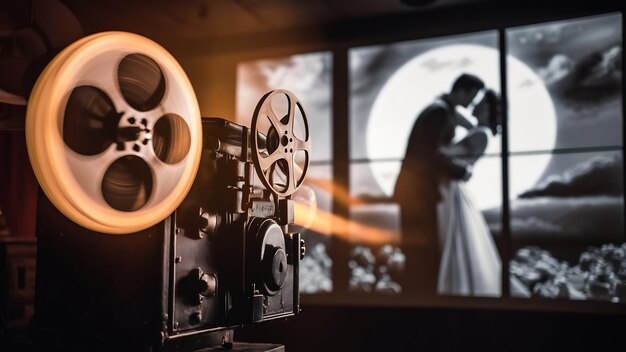 Foto rotoli di pellicole cinematografiche