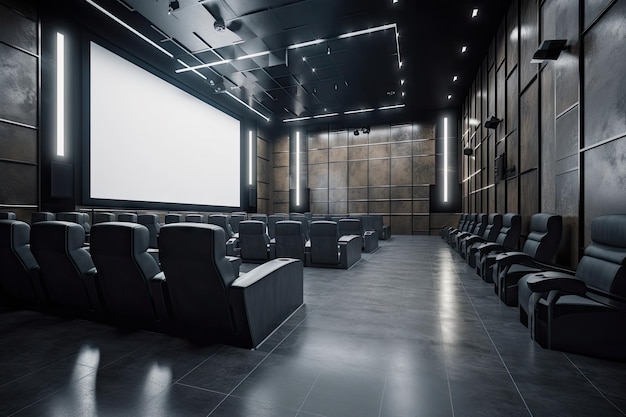 Cinema mockup theater