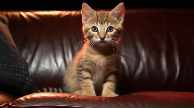 Cinematic cute cat photography cute kitten sitting cat