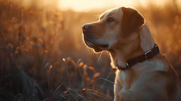 a cinematic and Dramatic portrait image for dog