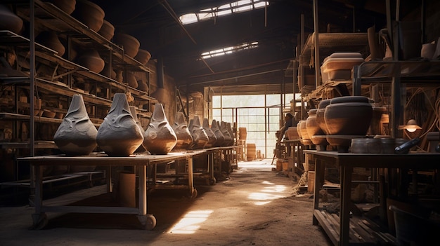 Foto alchimia cinematografica della terra il ruolo del forno nel nostro studio di ceramica.