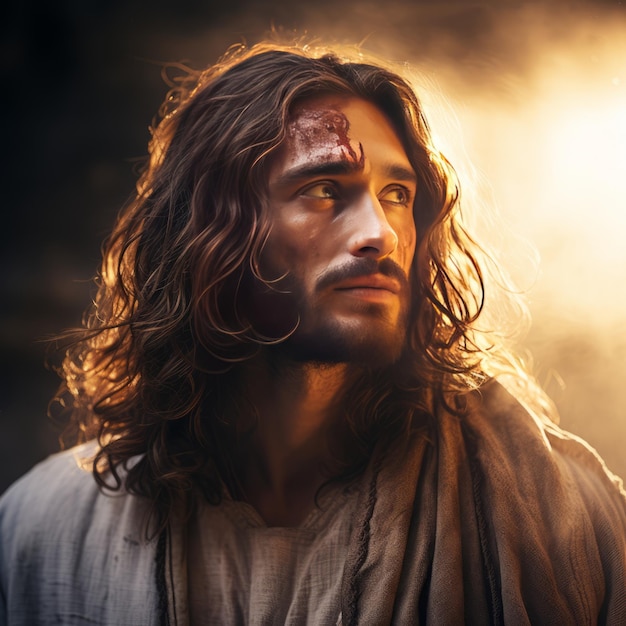 Cinematic images of Jesus Christ