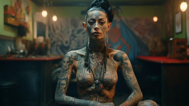 Стремление салона татуировки Cinematic Ink к художественному самовыражению