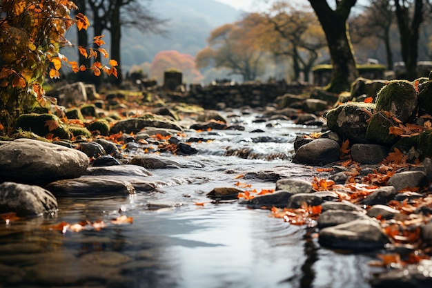 cinematic landscape autumn style