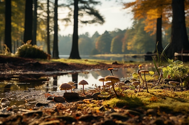 cinematic landscape autumn style