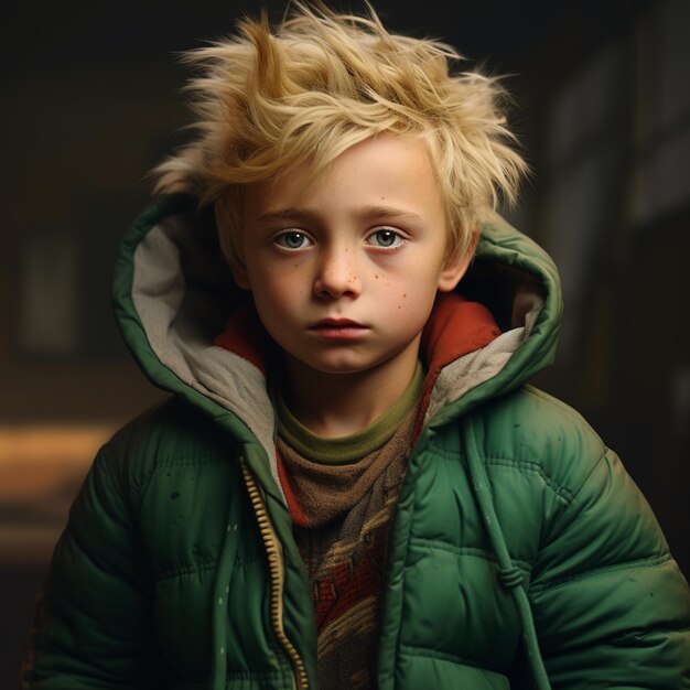 Photo cinematic photography of leopold butters stotch