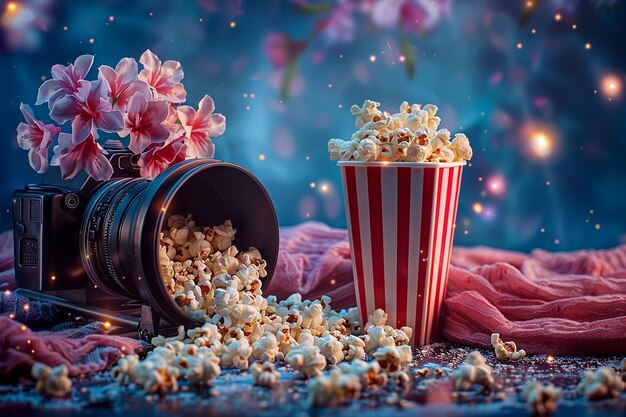 Photo cinematic popcorn delight