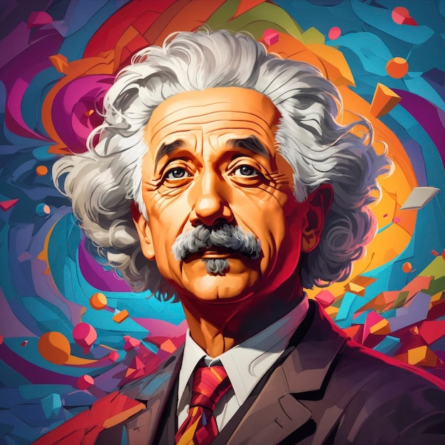 Cinematic Portrait of Albert Einstein