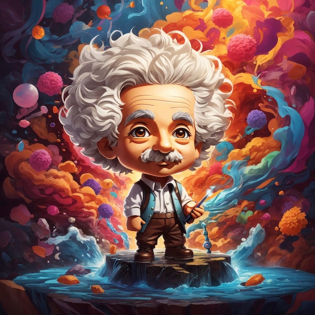 Cinematic Portrait of Albert Einstein