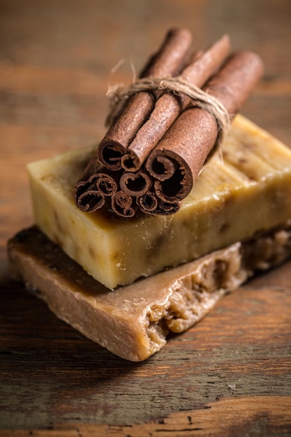 Cinnamon handmade soap